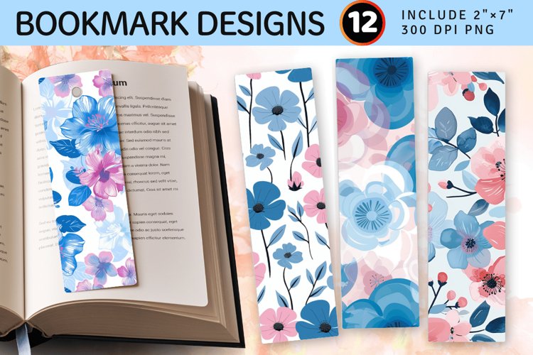 Blue Flowers Clipart Image 5