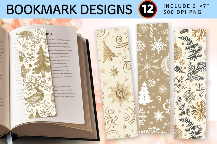 Printable Christmas Bookmark Image 13