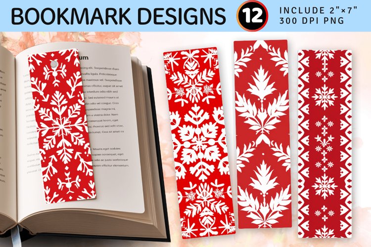 Printable Christmas Bookmark Image 5