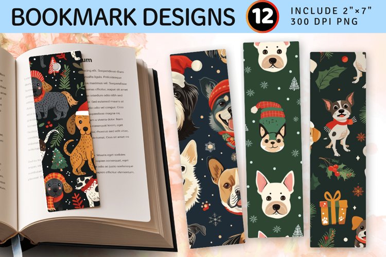 Printable Christmas Bookmark Image 19