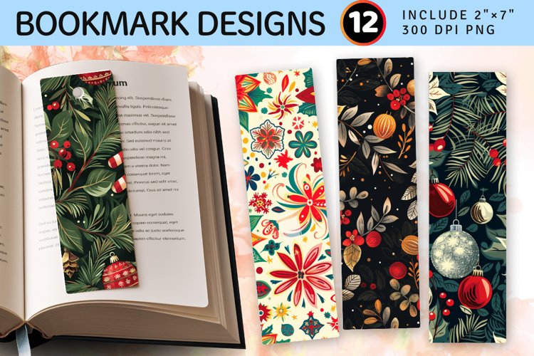 Printable Christmas Bookmark Image 9