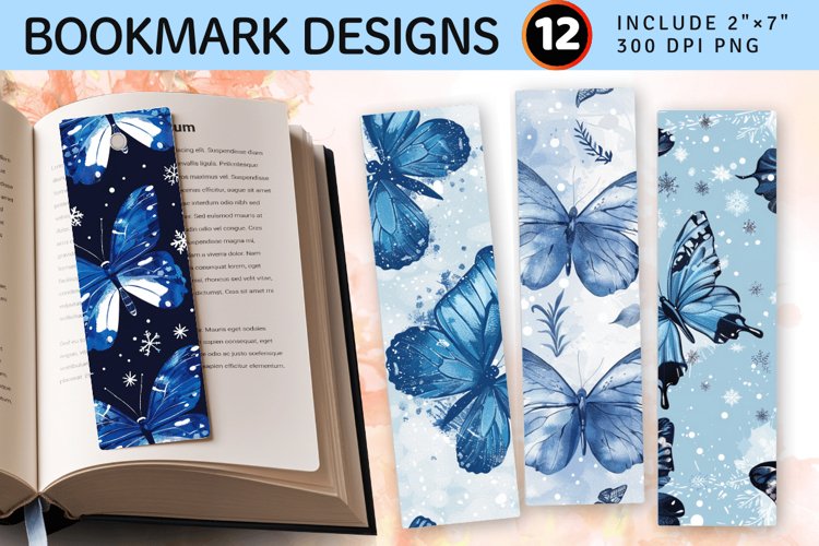 Blue Butterfly Clipart Image 7
