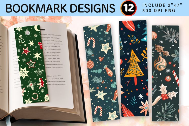Printable Christmas Bookmark Image 13