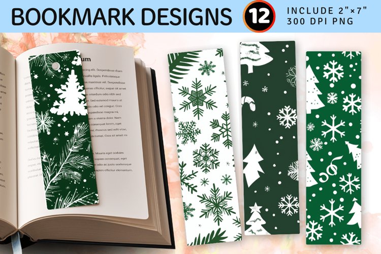 Printable Christmas Bookmark Image 12