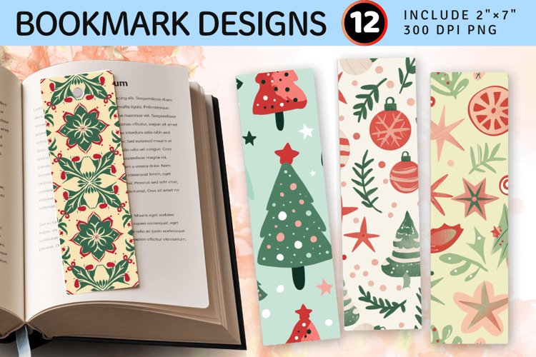 Printable Christmas Bookmark Image 14