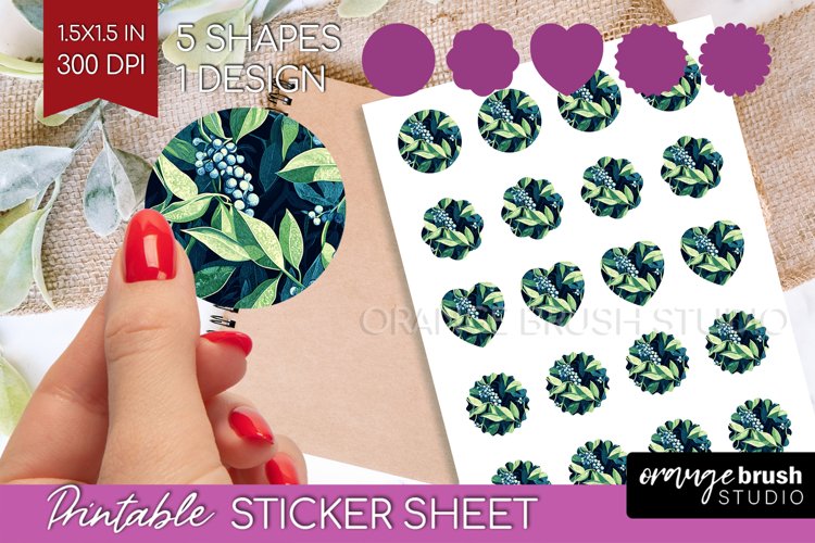 Eucalyptus Leaves Clipart Image 16