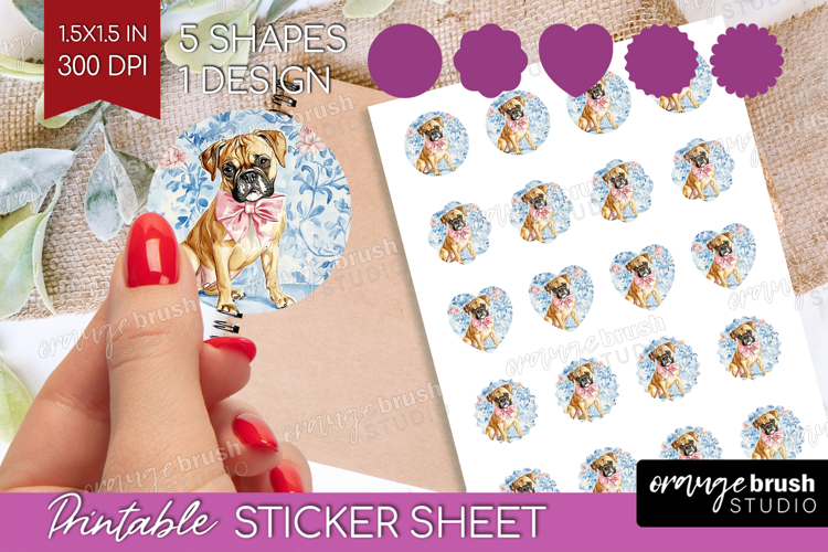 Boxer Dog Clipart Image 10