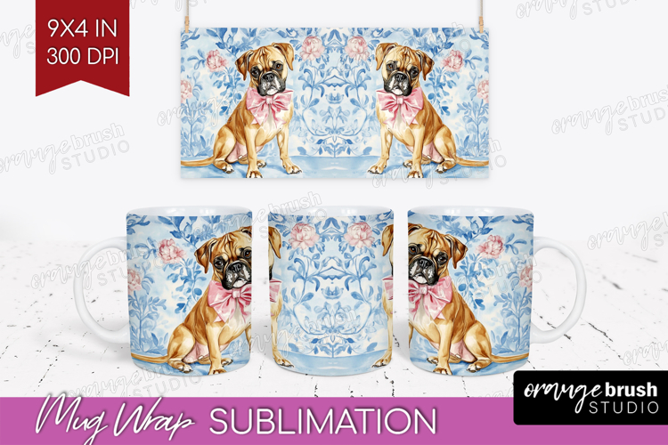Boxer Dog Clipart Image 17