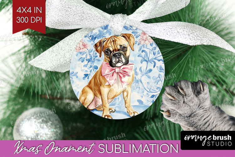 Boxer Dog Clipart Image 15