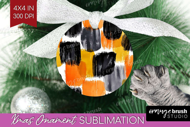 Halloween Ornament PNG - Brush Stroke PNG Sublimation