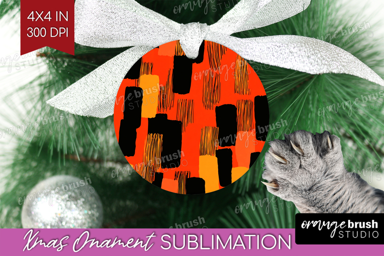 Halloween Ornament PNG - Brush Stroke PNG Sublimation