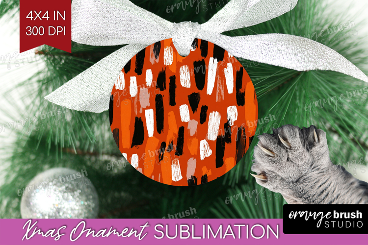 Halloween Ornament PNG - Brush Stroke PNG Sublimation