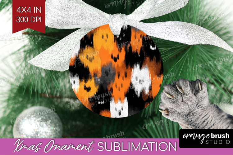 Halloween Ornament PNG - Brush Stroke PNG Sublimation