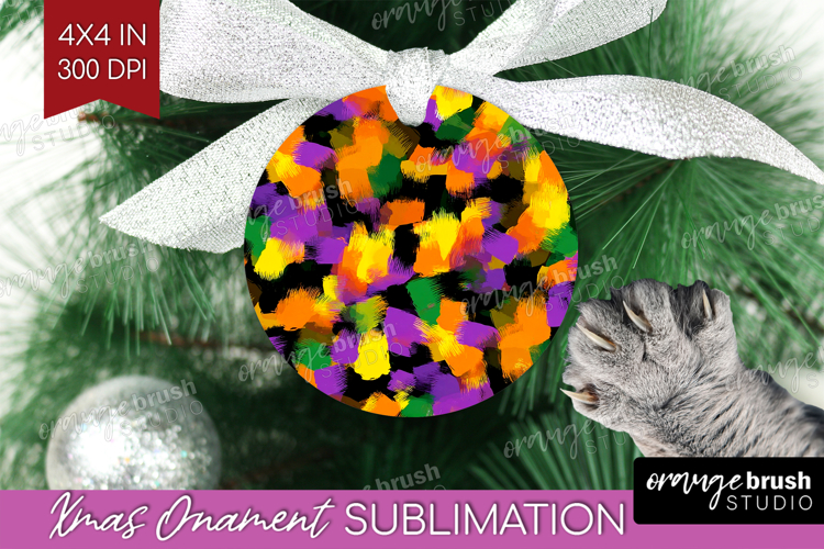Halloween Ornament PNG - Brush Stroke PNG Sublimation