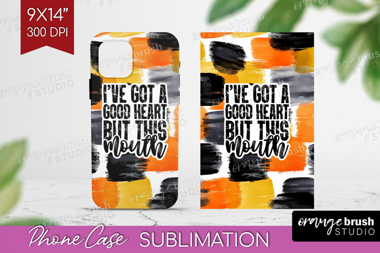 Sarcastic Halloween Quote Phone Case PNG - Brush Stroke Case