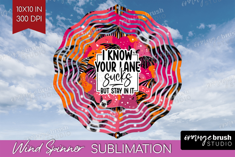 Sarcastic Halloween Quote Wind Spinner Sublimation PNG -