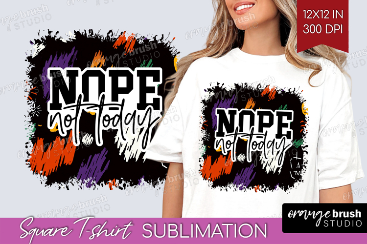 Sarcastic Halloween Quote Square Tshirt Background - Brush