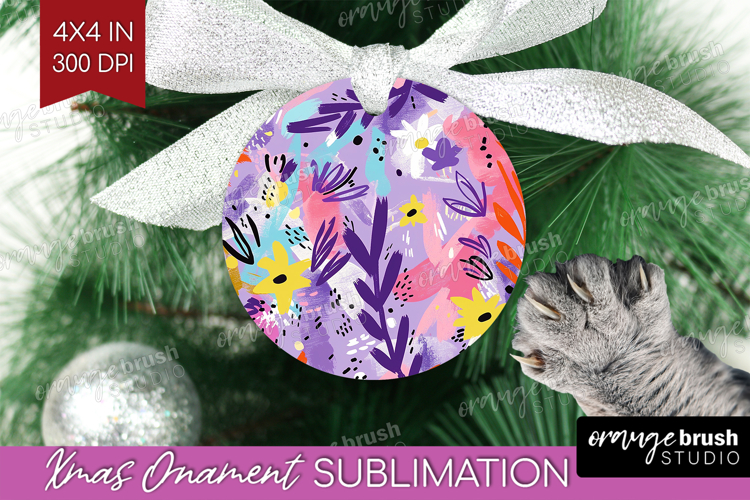 Brush Stroke Ornament PNG - Abstract PNG Sublimation