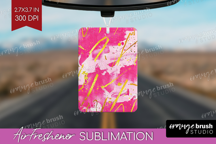Brush Stroke Air Freshener PNG - Abstract PNG Sublimation