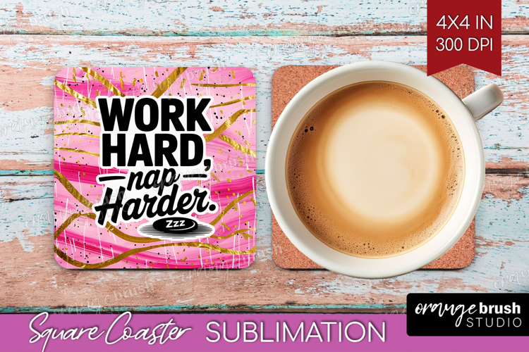 Funny Sarcastic Quote Square Coaster - Inspirational Coaster