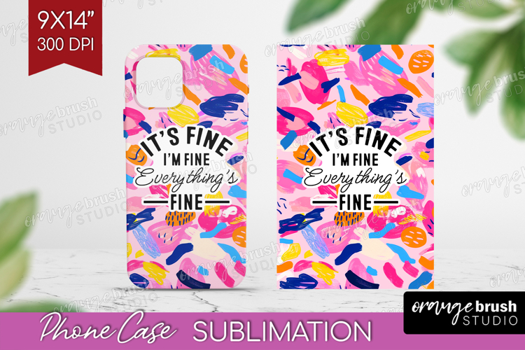 Sarcastic Quotes Quote Phone Case PNG - Brush Stroke Case