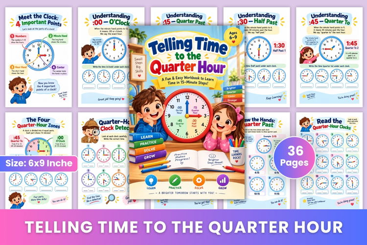 Telling Time to the Quarter Hour
