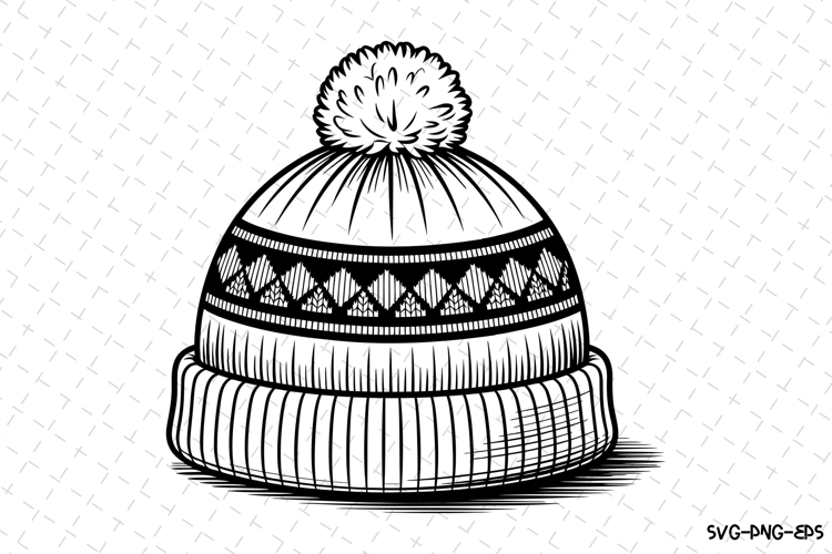 Christmas Cap Svg | Christmas Svg | Svg Cut Files example image 1