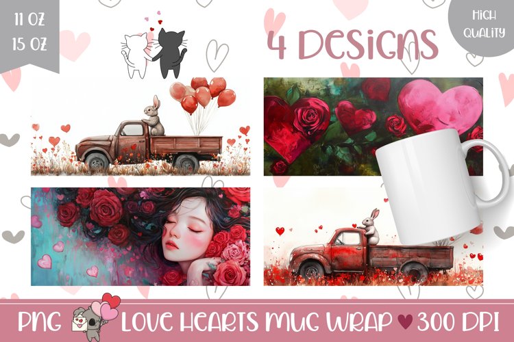 Red Hearts Png Image 19