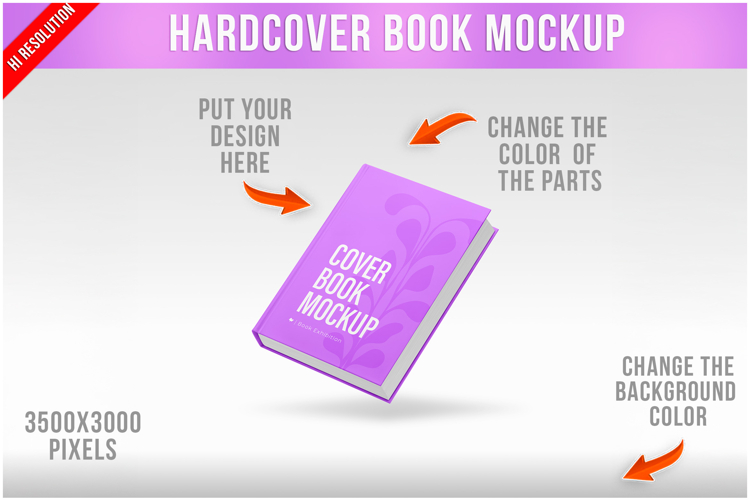 Hardcover Book Mockup