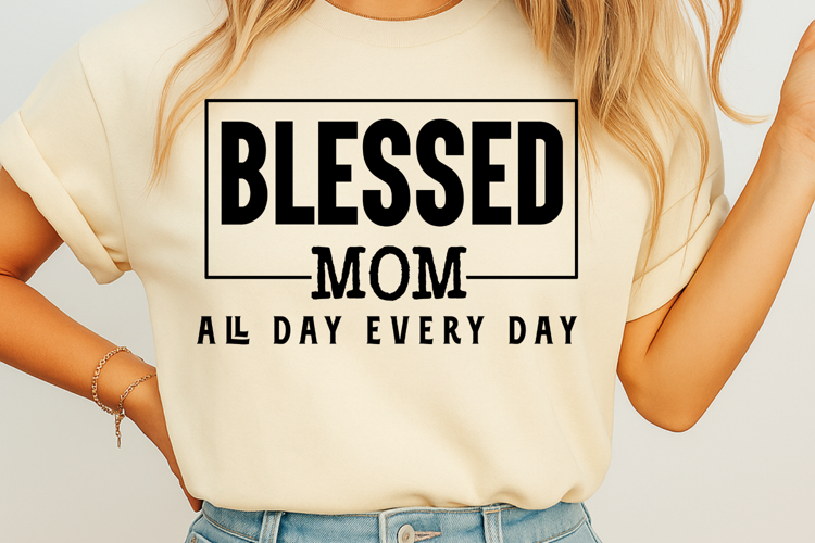 Blessed Mom Svg Image 8