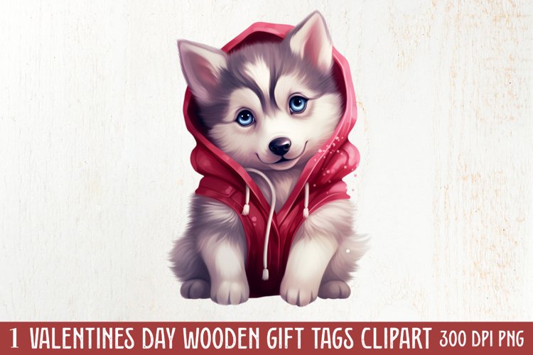 Cute Valentine Dog Clipart, Valentines Day Dog Clipart