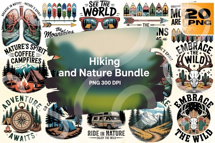 Hiking   Nature PNG Bundle 20
