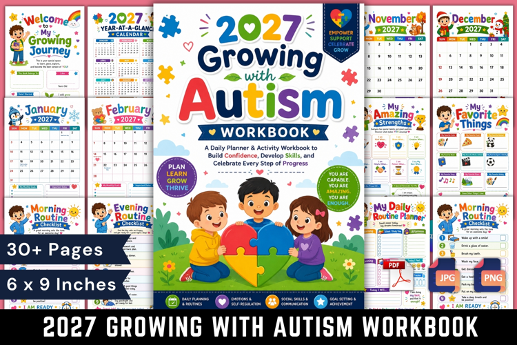 2027 Growing with Autism Workbook