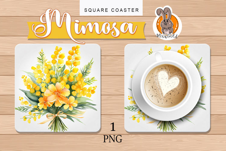 mimosa, yellow, bouquet, hot plate