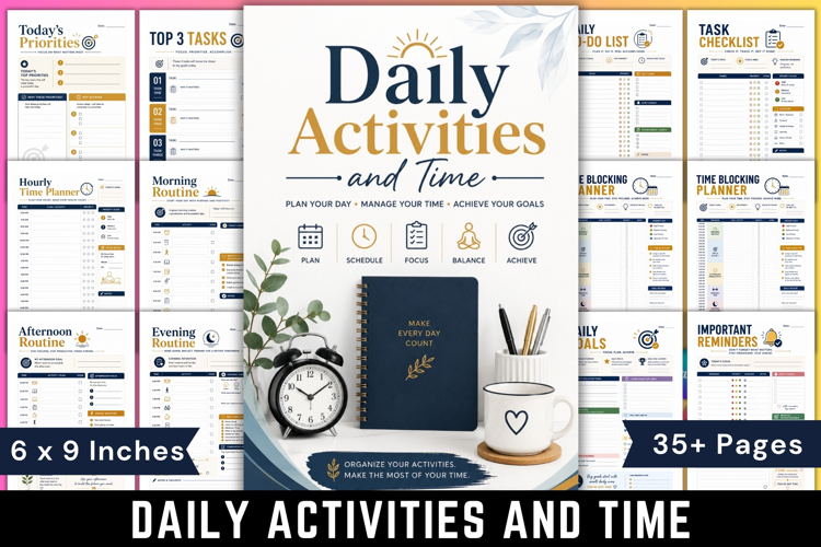 Daily Activities and Time Planner