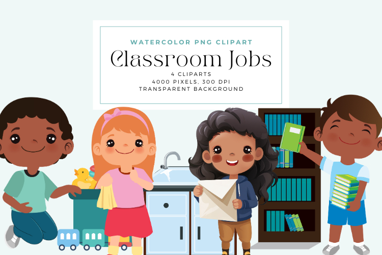 Cute Kids Classroom Jobs Display