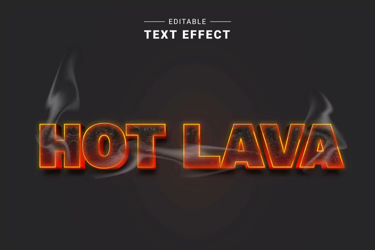 Editable Text Effect for Illustrator. Vector Graphic styles