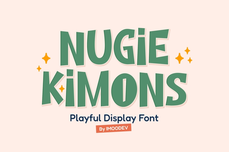 Nugie Kimons - Cute Font