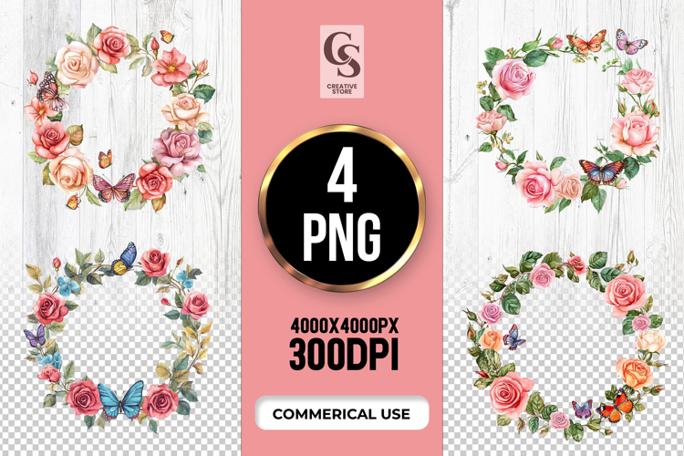 Watercolor Butterfly Clipart Image 11