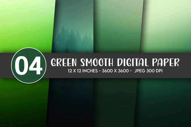 Green Smooth Digital Paper
