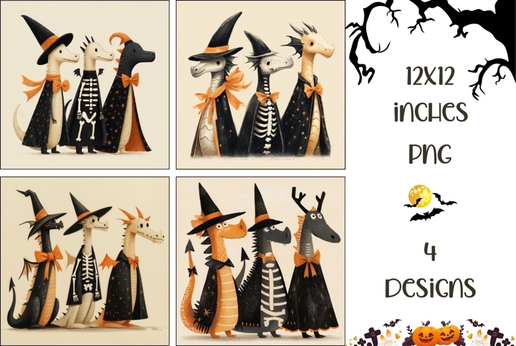 Halloween Backgrounds, Halloween Monsters Digital Papers PNG