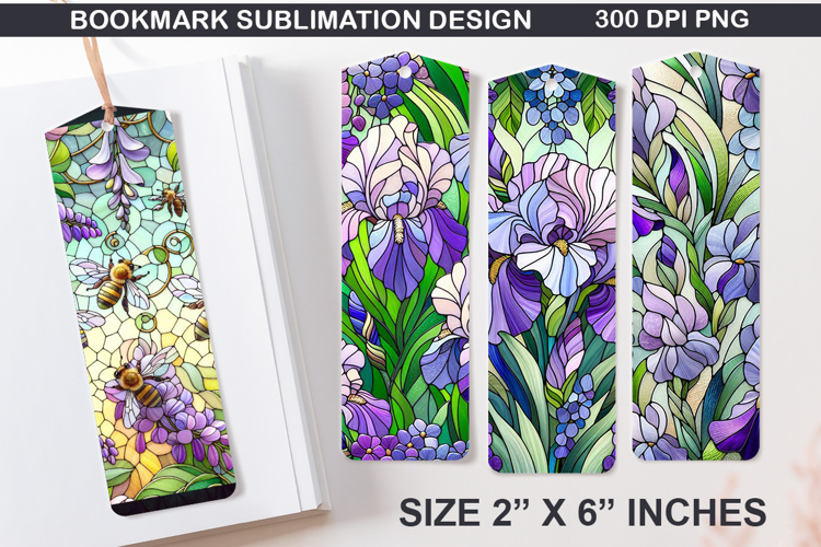 Spring Bookmarks Sublimation - 4 Bookmark Design