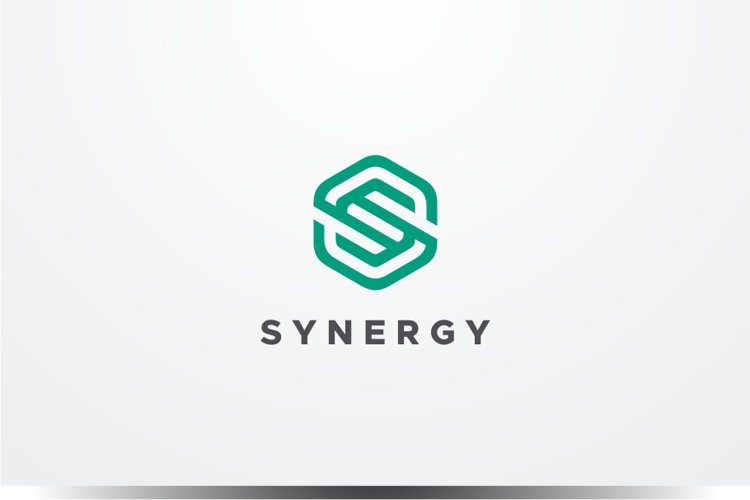 Synergy - Letter S Hexagon Logo Template