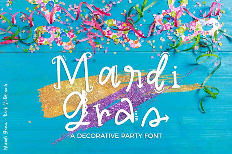 Mardi Gras Display Font