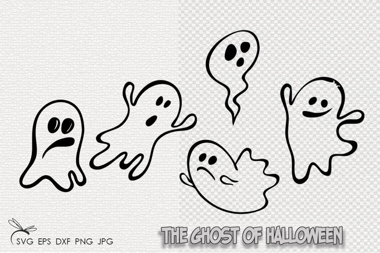 Cute Ghost Svg Image 4