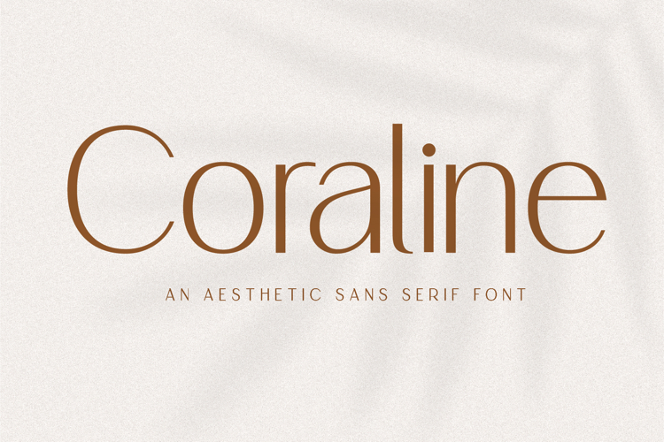 Coraline Sans Serif Font