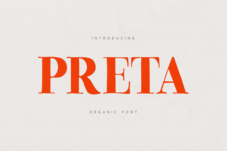 Preta Editorial Serif Font Family
