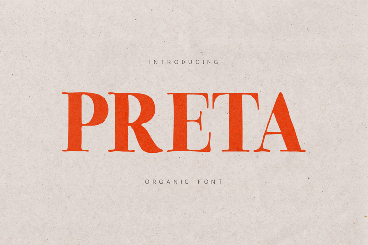 Preta Organic Serif Font