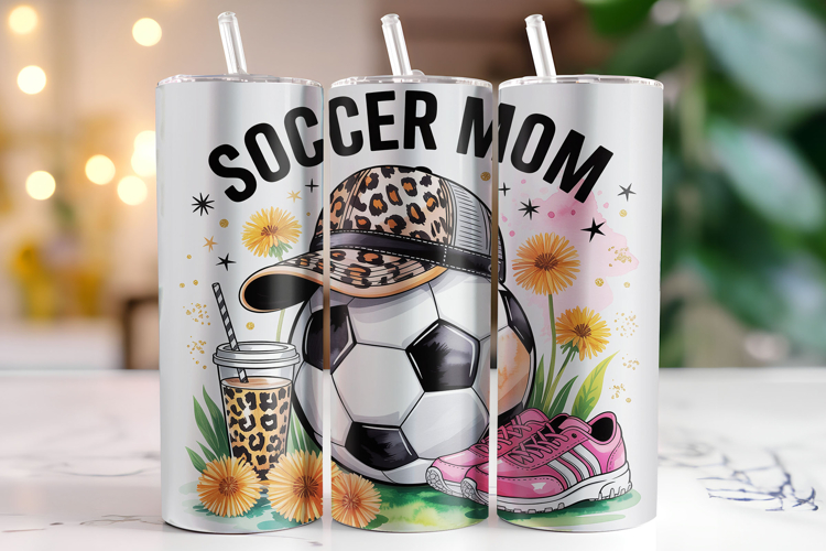 Soccer Mom Tumbler Wrap | Sublimation | Tumblers