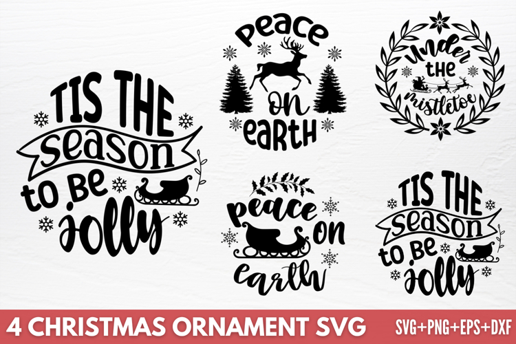 Christmas Ornament Sublimation Designs Image 13